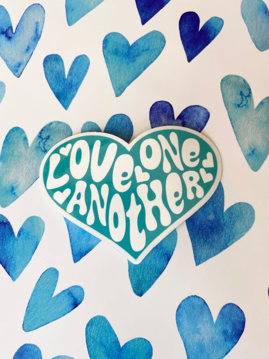 Love One Another Sticker